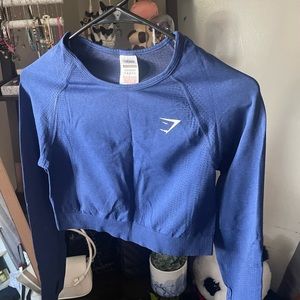 Long sleeve crop top